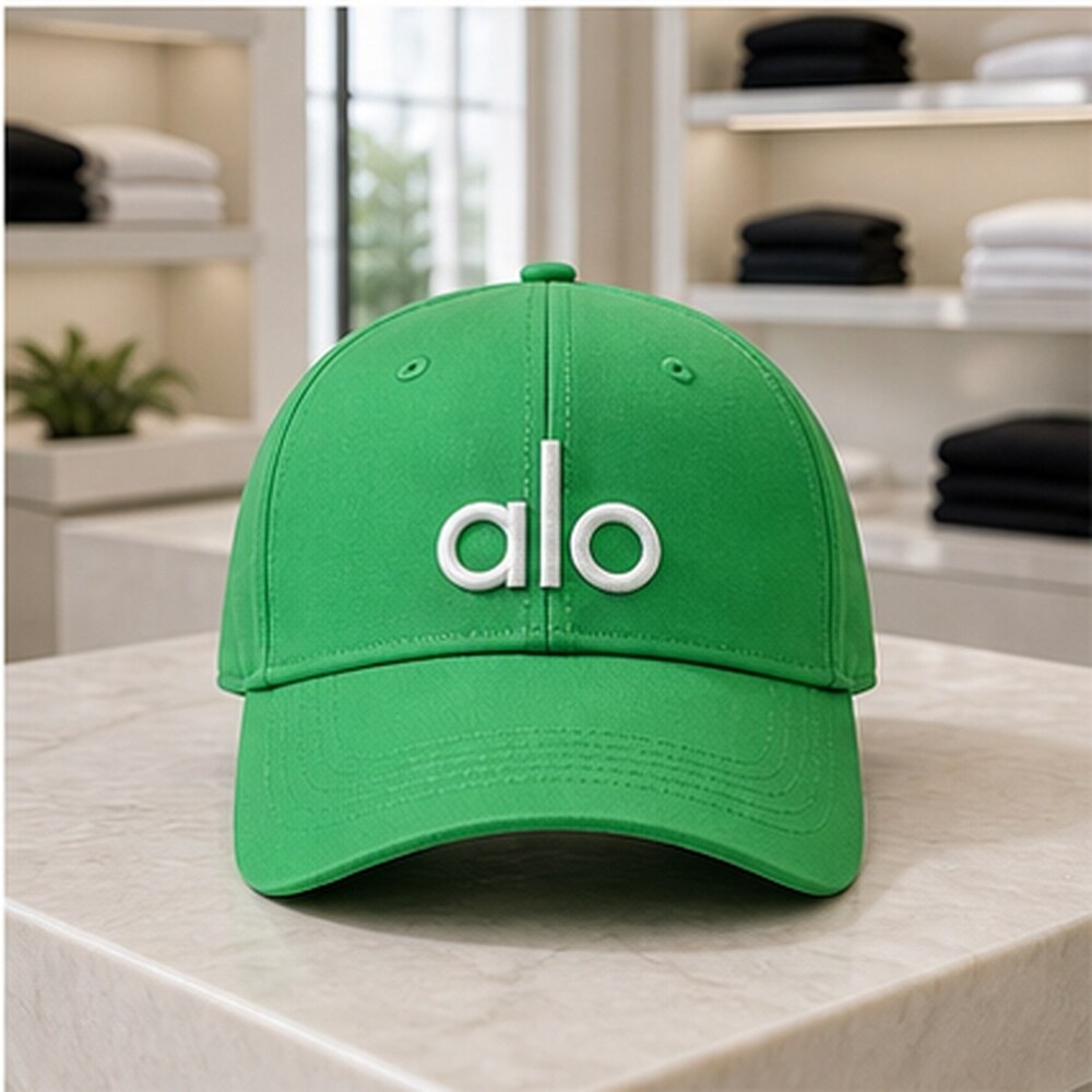 ALO Yoga Green Tennis Baseball Cap Hat NWT